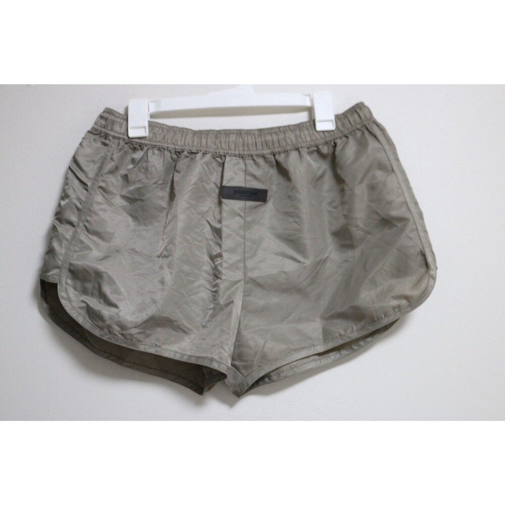 Fear Of God Essentials Short Nylon Running Grey Pockets Drawstring Men’s Size XL